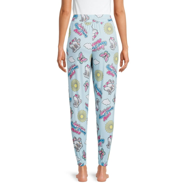 Women s Roller Skate Sleep Jogger Pants Walmart