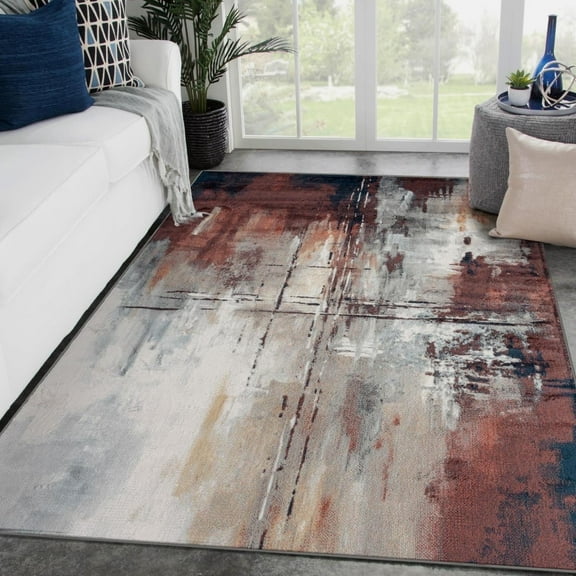 Luxe Weavers Olimpia Modern Artistic Abstract Area Rug