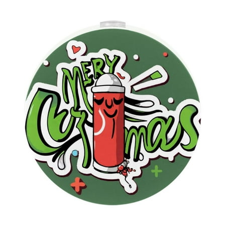 

Christmas LED Round Night Light-2PCS Plug-in Mini Wall Socket Soft White Warm Lighting Auto Sensor Dusk to Dawn Compact Size for Bedroom Hallway