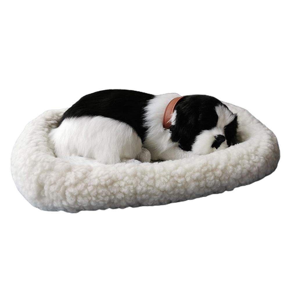 breathing sleeping cat stuffed animal
