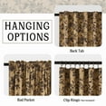 thumbnail image 2 of NICETOWN Floral Velvet Curtains for Bedroom, Thermal Insulated Blackout Printed Vintage Velvet Drapes with Back Tab for Living Room, Gold Brown, 50"x84", 2 Panels, 2 of 8