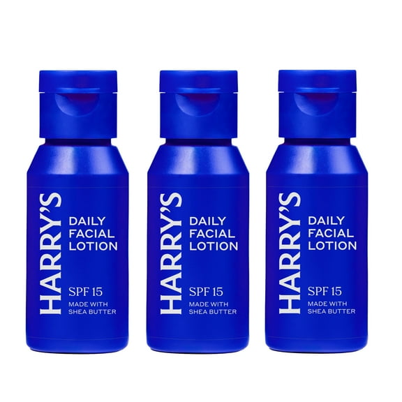 Harry's Face Lotion with SPF Face Moisturizer, 1.7 Fl Oz, Pack of 3