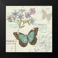 thumbnail image 2 of Pela Studio 20x20 Black Modern Framed Museum Art Print Titled - Papillon Tales II, 2 of 5