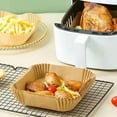 thumbnail image 4 of Inkcraft Air Fryer Disposable Non-Stick Paper Liners – Baking Sheets for Oven, Barbecue, and Cooking – Oil Absorbing, Easy Clean Kitchen Tool, Round - 200pcs, 4 of 7