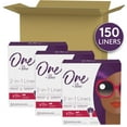 thumbnail image 2 of One by Poise Panty Liners, 2-in-1 Long Pantiliners, Extra Coverage, 150ct (3 Packs of 50), 2 of 9