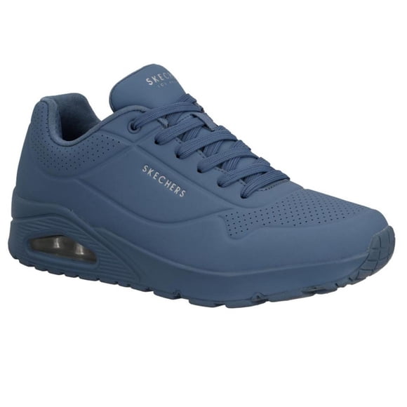 Tenis Skechers UNO para Hombre 52458SLT azul acero 25