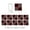 style F-20, variant on Namzi European style ceramic tile brown series thickened crystal film waterproof and anti fouling kitchen bathroom square self-adhesive wall sticker home decoration -20 pieces, style F