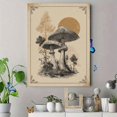 thumbnail image 4 of Qisvanset Vintage Mushroom Illustration Canvas Print 15.75x11.81 Inches, 4 of 8