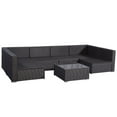 thumbnail image 2 of Topcobe Patio Furniture Set, 7 Pieces Outdoor Patio Wicker Rattan Cushioned Sofa, 2 of 7