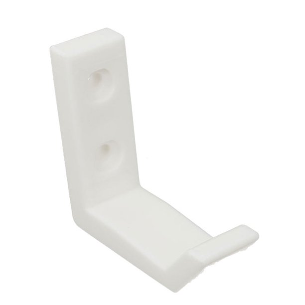 2pcs Plastic House Wall Mounted Hanging Hooks Bags Coat Hangers White