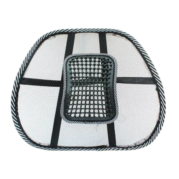 COOLHOOD Breathable Ice Silk Car Lumbar Cushions Massage Pad for Comfortable Driving and Relief