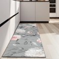 thumbnail image 4 of Pioneer Flower Floral Print Pattern Kitchen Rug Mat,Kitchen Runner Rugs Non Skid Washable,Decorative Kitchen Floor Mats for Kitchen,Sink,Laundry,17"X47", 4 of 5