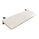 thumbnail image 5 of Bandeja para teclado de escritorio, tablero de extensión de escritorio, plegable, ahorra espacio, abrazadera para montaje en mesa, fácil instalación, Blanco, 5 of 8