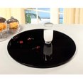 thumbnail image 2 of Milan Queenie Lazy Susan, Medium, Black Glass, 2 of 3