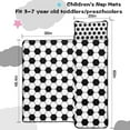 thumbnail image 5 of Soccer Ball Pattern Toddler Nap Mats for Kids Preschool,Sleeping Mat Bag or Kids,Toddler Sleeping Bag,Toddler Nap Mat or Daycare, 5 of 6