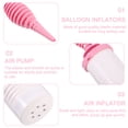 thumbnail image 3 of FENGGUIQU 1Pc Balloon Inflator Hand Held Air Pump Portable Pink Plastic Manual Pump for Balloons, 3 of 8