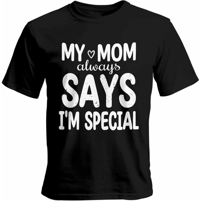 Camisetas informales de manga corta con texto "I'm Special" para hombre, camisetas gráficas