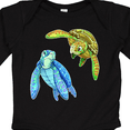 thumbnail image 4 of Inktastic Sea Turtles Swimming Together Boys or Girls Long Sleeve Baby Bodysuit, 4 of 5