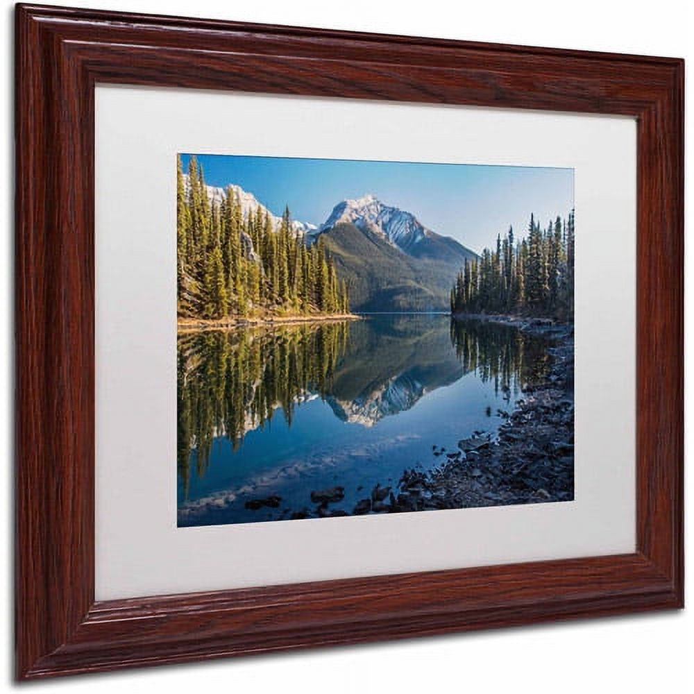 Trademark Fine Art "Jasper Morning" Canvas Art by Pierre Leclerc, White Matte/Wood Frame