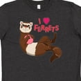 thumbnail image 4 of Inktastic I Love Ferrets Youth T-Shirt, 4 of 5