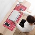 thumbnail image 3 of Long Mouse Pads for Desk,Red Christmas Pattern Desk Mats on Top Of Desks, Desk Mouse Pad Extra Large with 3mm Non-Slip Base and Stitched Edge for Gaming,Office,Work,Home 31.5x11.8in, 3 of 5