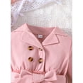 thumbnail image 5 of GXFC Little Girls Fall Princess Dress Clothes 9M 1T 2T 3T 4T 5T Kids Girls Long Sleeve Patchwork Mesh Tulle A-line Dress with Belt Spring Autumn Clothing for Children Girls, 5 of 8