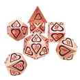 thumbnail image 4 of Dados poliédricos en apariencia de D8 D10 D12 D20 para DND RPG Game 7Pcs - 8 Estilo 8 CUTICAT Juego de dados poliédricos, 4 of 8