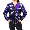 thumbnail image 1 of Vestes pour Femmes Printemps, Veste de Baseball Scintillante à Paillettes Mode Élégante, 1 of 5