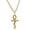 Gold Necklace, variant on Ancient Egypt Anka Pendant Vintage Snake Cross Personality Titanium Steel Accessories