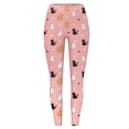 thumbnail image 3 of Workout Leggings for Women Festive Print Slim Fit Casual with Comfy Elastic High Waisted Soft Pants for Yoga Gym, 3 of 3