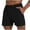 Black, variant on Workout Shorts Men Qiggri Men's Summer Casual Solid Color Pocket Zipper Outdoor Fitness Speed Dry Shorts Mens Shorts Athletic