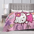 thumbnail image 5 of Hello Kitty Blanket, Super Soft Throw Blanket, Cozy Flannel Blankets For Boys Girls, Warm Blankets For Couch Sofa Bed, 40"X30", 5 of 9