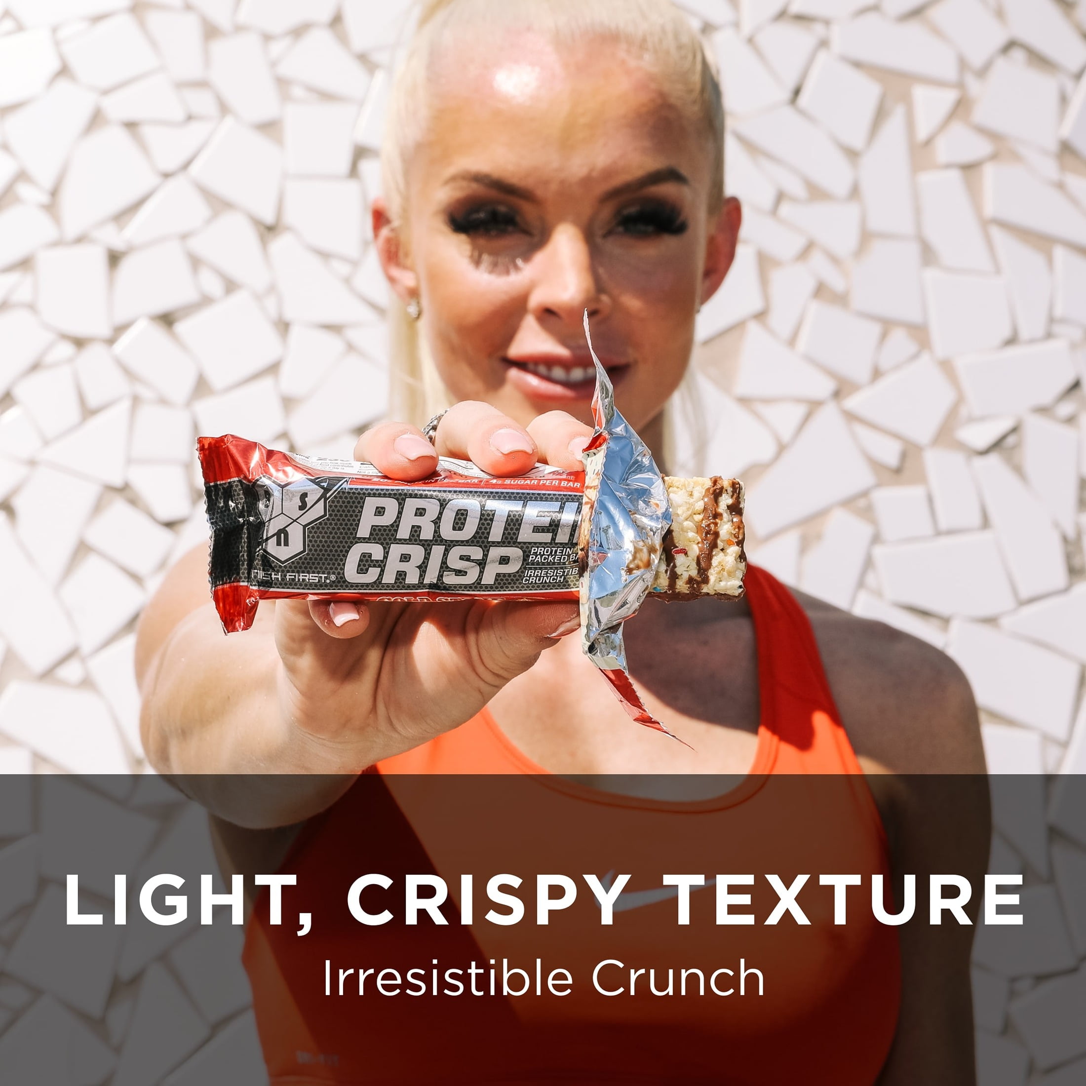 BSN Protein Crisp Bar, Whey Protein, 20g of Protein, Gluten Free