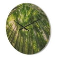 thumbnail image 3 of Designart 'Bamboo Peaks in Kyoto Forest ' Modern Wood Wall Clock, 3 of 5