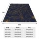 thumbnail image 3 of Balery Copper-Gold Gloss Outline Flower Manta de Felpa Suave y Acogedora – Cobija de Franela Aterciopelada para Cama, Lavable y Cálida para Sofá, Mascotas, Transpirable-40"x30", 3 of 7