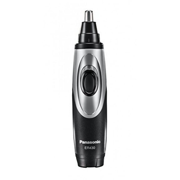 Panasonic ER430K Ear & Nose Trimmer with Vacuum Cleaning System, Men's, Wet/Dry, Battery-Operated