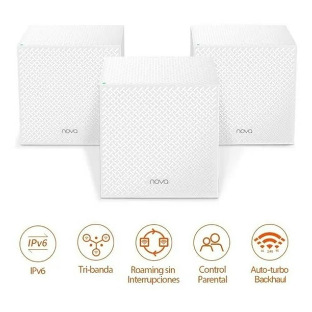 Router Wifi Inalámbrico Tenda MW12 3 Pack AC2100