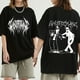 thumbnail image 2 of Camiseta De Impresión De Doble Cara Ghostemane Hombres Mujeres Algodón Moda Hip Hop Metal Rock Streetwear, 2 of 4
