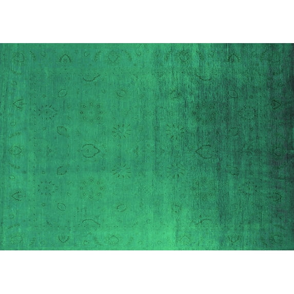 Ahgly Company Indoor Rectangle Persian Green Bohemian Area Rugs, 2' x 3'