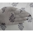 thumbnail image 4 of oneOone Viscose Chiffon Fabric Leaves & Floral Block Decor Fabric Printed BTY 42 Inch Wide, 4 of 5
