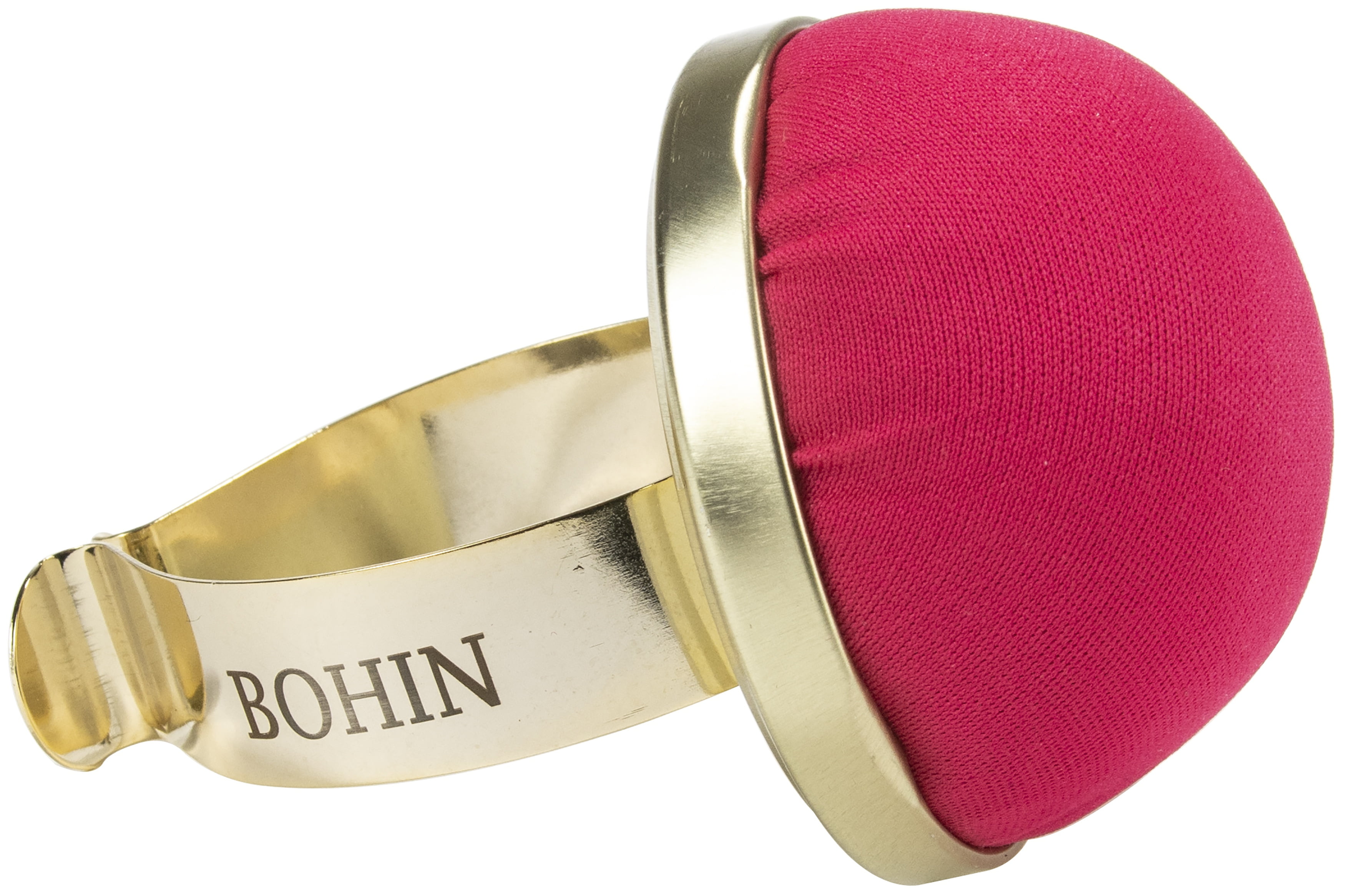 Bohin Pin Cushion With Gilt BraceletFuchsia