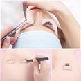 thumbnail image 4 of Juego de cabeza de maniquí para práctica de extensión de pestañas, molde para cabeza de maniquí (rosa), 1 Juego, 4 of 5