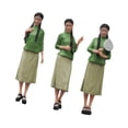 thumbnail image 4 of lionlar 3Pcs 1/64 Girl Figure DIY Projects Sand Table Layout Decoration Hand Painted Style B, 4 of 9