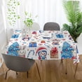 thumbnail image 6 of SKYSONIC Christmas Tree Tablecloth Waterproof Washable Polyester Square Table Cover Durable Tablecloth for Kitchen Dining Table Party Decor (60 X 60 Inch), 6 of 7
