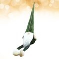 thumbnail image 1 of Gnomo navideño Foohvr Tomte escandinavo sueco con patas largas verde 50x9 cm, 1 of 1