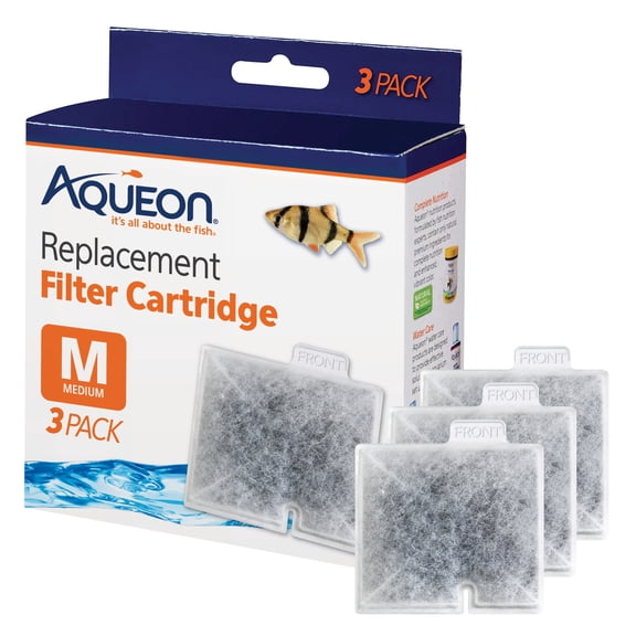 Aqueon Replacement Filter Cartridges Medium - 3 pack