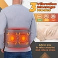 thumbnail image 4 of QUTETN Heating Pad Back Pain Lower Back Massager with 3 Massage Modes  for Abdominal and Back Pain Relief, 4 of 8