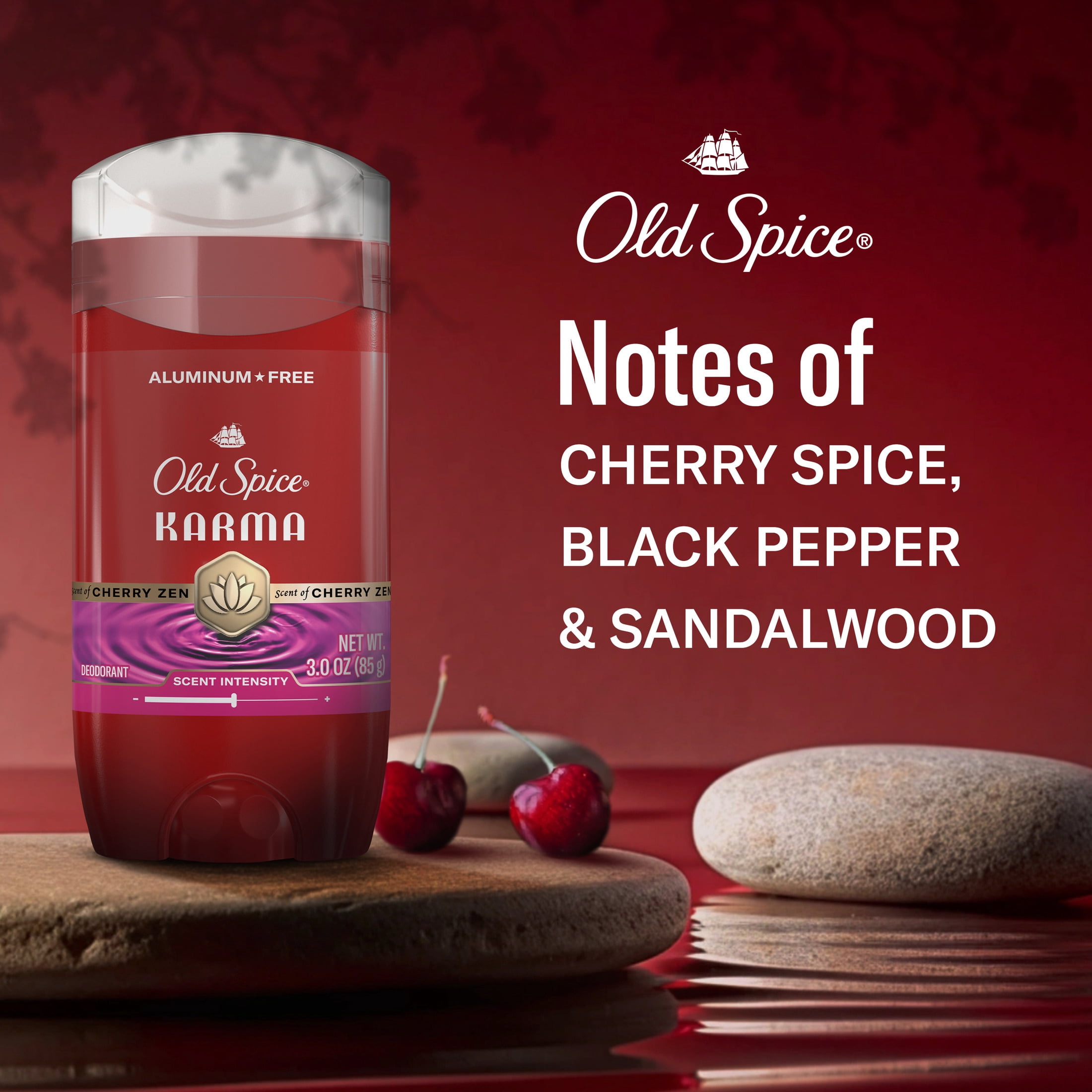 Old Spice Deodorant for Men, Aluminum Free, Karma, 24/7 Odor Protection, 3.0 oz