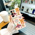 thumbnail image 3 of Proteja su iPhone con estilo con esta funda minimalista de goma de TPU con estampado de dibujos animados, 3 of 4