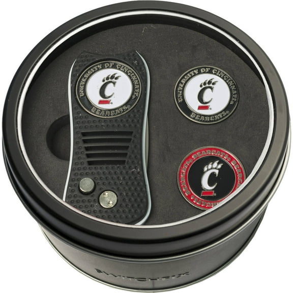 Team Golf NCAA Tin Gift Set with Switchfix Divot Tool and 2 Ball Markers